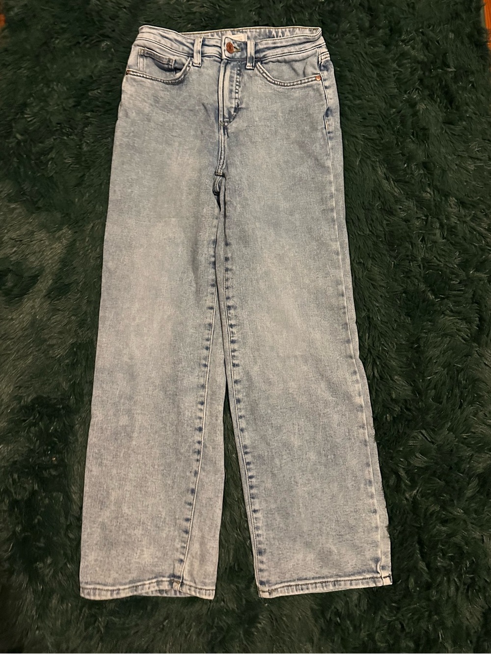 Lauren Conrad Wide Leg Jeans Size 4 Light Wash Y2K Denim